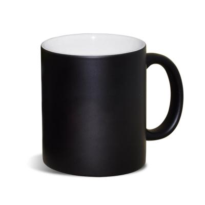 China Sustainable 11oz Sublimation Make Hot Water Color Changing Mug Made In YIWU for sale