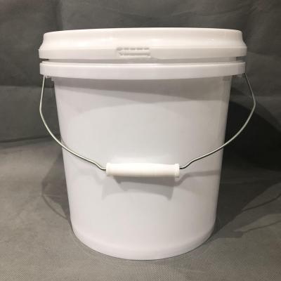 China B100 factory direct batch 10L plastic paint bucket with anti-theft easy pull cover for sale