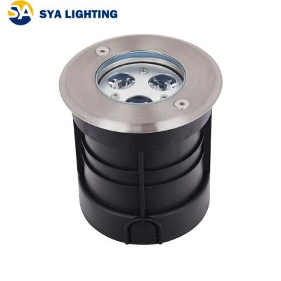 China IP68 3W 304ss LANDSCAPE Lighting Underwater Garden Decoration Underground Light Recessed Pool Lights for sale