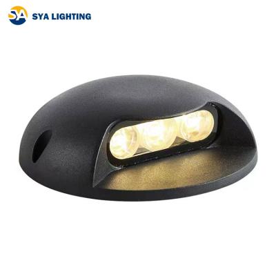 China LANDSCAPE SYA-306 12V 24V 3W Mini Outdoor Stair LED Step One Side Emitting Underground Light for sale