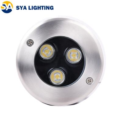 China New Design SYA-302 LANDSCAPE Adjustable Angle 3W Inground Underground Lighter Led Light ip67 for sale