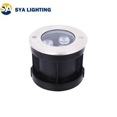 China Outdoor Waterproof Inground LED Light LANDSCAPE SYA-303 Underground Landscape Uplight 12V 3W for sale