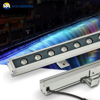 China SYA-802 LANDSCAPE Commercial Project Dmx Control Fence Lighting Exterior Rgb Led Wall Washer Light for sale