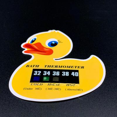 China Waterproof Most Popular Custom Sticker Sheet Feel Clear Temperature Label Silicone Rubber Label for sale