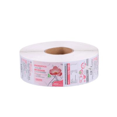 China Special Shaped Cartoon Waterproof Synthetic Waterproof Sticker Label Food Label Coil PVC Paper PVC Hot Stamping Label for sale