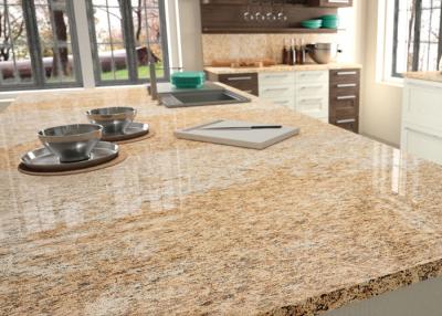 Κίνα Countertops γρανίτη μεγέθους Prefeb μεγάλη φυσική χειρωνακτική στίλβωση για το σπίτι βιλών προς πώληση