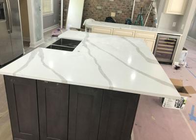 China Italian Calacatta Marble Countertops Honed / Flamed Finish Way for sale