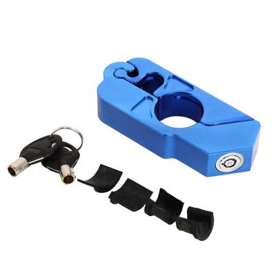 China Aluminum Motorcycle Scooter Handlebar Throttle Grip Lock Anti Thief Security Brake Clutch Outdoor Used Locker for sale