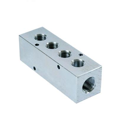 China Machinery Customized Aluminum Air Manifold Hydraulic Varied Block for sale