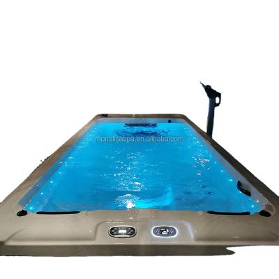 China Outdoor hot sale household use Monalisa spa massage whirlpool infinity portable swimming pool for sale