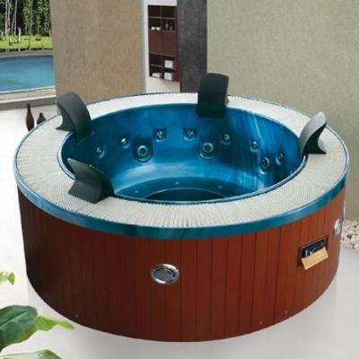 China Bathroom Ware Massage Whirlpool Bathtub Freestanding Hot Tub Spa for sale