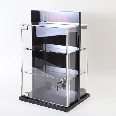 China Luxury counter watch display stand acrylic counter in demonstration for sale