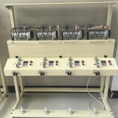 China Wire Winding Spindle 2/4/6 Hard Thread Wax Rewinding Machine for sale