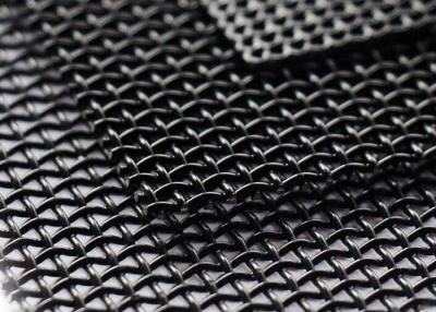 China Hard Black 4X4 304 Stainless Steel Diamond Wire Mesh 1-400mesh for sale