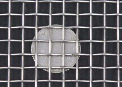 China 12.7mm 304 Stainless Steel Crimped Wire Mesh Screen Heavy Duty for sale