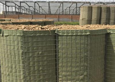 China 50x50mm Hesco Bastions-Schrankenanlage schweißte Mesh For Military zu verkaufen