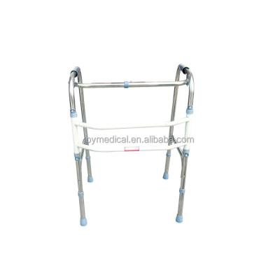 China Aluminum Alloy Easy Operation Rehabilitation Older Walker Aluminum Walking Aids Walker For Disabled Adults for sale