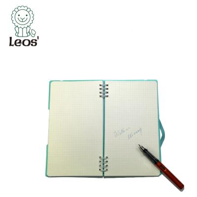 China 100% Factory Price Eco-friendly Heavy Duty Plastic Ring Spiral Notebooks for sale