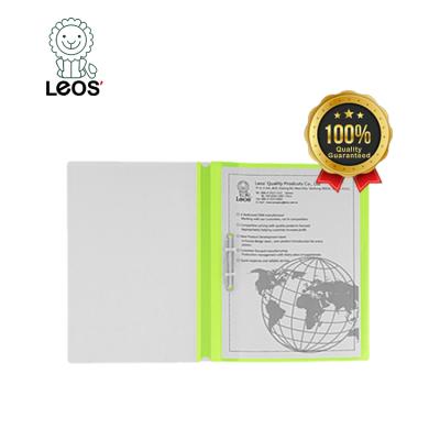 China 2021 Eco - Friendly A4 2-Holes Plastic Stationery Display Folder With Flap for sale