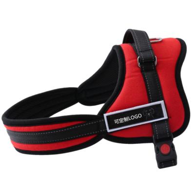 China Popular Breathable Dog Harness Padded Reflective Adjustable Pet Vest With Handle For Outdoor Walking Vest Reversible No Pull for sale