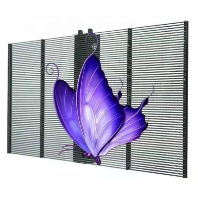 China Aluminum Transparent LED Screen Panel for Clothing Store 1000*1000mm Giant Indoor Display P3.91mm Refresh Rate≥3840Hz for sale