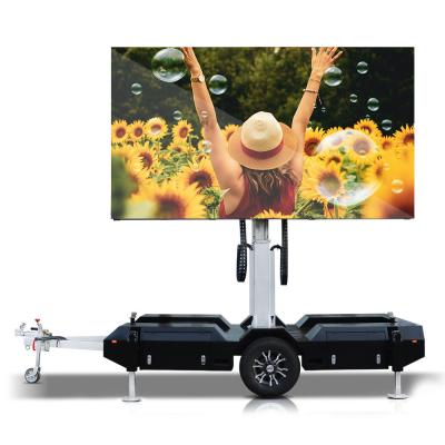 China Outdoor trailer LED screen mobile billboard led display screen led-screen-trailer for sale