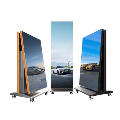 China Foldable Custom Indoor Portable Digital Video Advertising Poster Screen Led Poster Display for sale