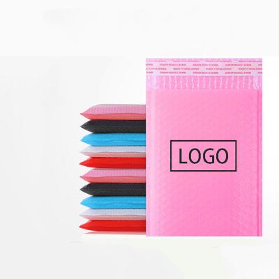 China Use Custom Stickers Custom Wholesale Bubble Mailing Bags Custom Pink Padded Poly Envelopes Bubble Bag Bubble Mailers Mailing Bags for sale