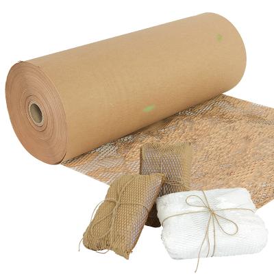 China Direct Selling 250m Specific Honeycomb Factory Customer Requirements Bubble Cushion Roll Honeycomb Paper Bubble Cushion Paper Envelope for sale