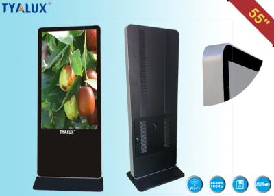 China 65 inch Android Advertising Free Standing Digital Signage Display  For Shopping Mall for sale