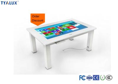 China Network Floor Standing Interactive Multi Touch Screen Digital Signage Table for sale