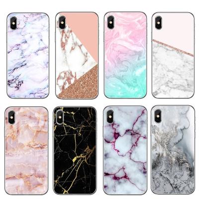 China Free Shipping Fashion Marble Pattern Phone Cover For iPhone 6s 7 8 plus X Max XS XR TPU Soft Marble Mobile Case for sale