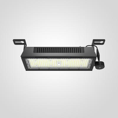 China 100000H Lifespan 100W Linear High Bay CRI70 Linear High Bay Fixture for sale