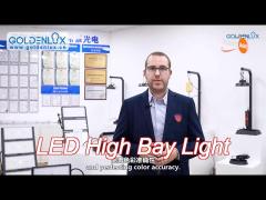 c series goldenlux ufo high bay light 100w industrial high bay led light fixtures