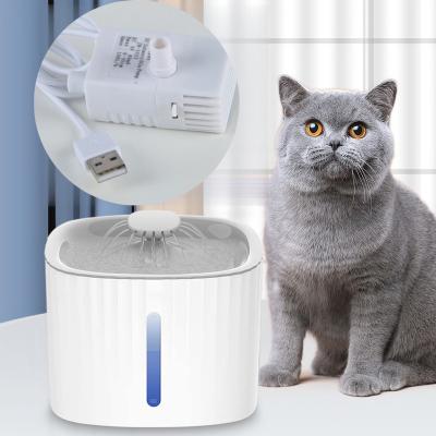 China Automatic Cat Fountain Cat Water Dispenser Dog Circulates Drinking Bowl and Filter Mute Cat Water Fountain Feeder Dog Water Dispensers for sale