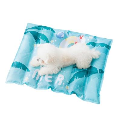 China Soft Pet Mat Bed Dog Cold Gel Pad Heat Relief Summer Cooling Cool Dogs Mat Cool Down Pets Ice Pad Mattress Melt Cushion Pet Cooling for sale