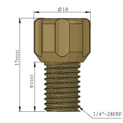 China PEEK Threaded Casing Seal Flange Washer Snap Ring Compatible Conical Washer It Can Withstand High Temperatures Equal 200 for sale