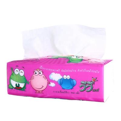 China Export Thailand Vivy brand embossed facial tissue paper for sale