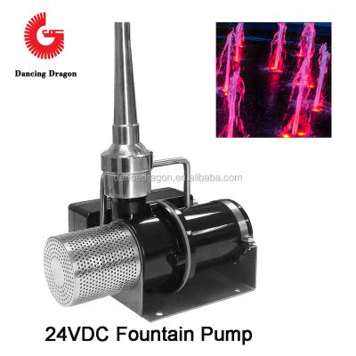 China Fountain Show 50W~750W DMX512 Control Variable Speed ​​24VDC Water Fountain Submersible Pump for sale