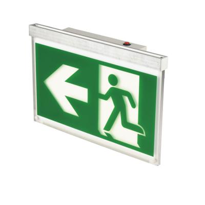 China Housing High Quality Fire Exit Sign Emergency Customize Logo Signs Safety Fire Exit Light for sale