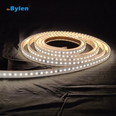 China High quality 220V 15W 120led IP67 hotel residential theme park landscape warehouse garden road smd strip light CE Rohs strips led 220V for sale