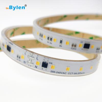 China Residential Warehouse Garden Road Landscape Theme Park Hotel Cct Led Strip 3000K 6500k 2835 CW cctadjustable WW Led Strip for sale