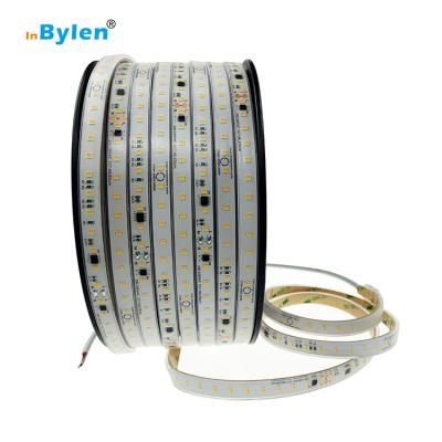 China Residential Warehouse Garden Road Landscape Theme Park Hotel Office 220V LED Strip Light 10W CCT Dual IP67 IP65 2700K 4000K 6000K Led Dimming 50M Strip Light for sale