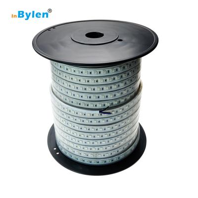 China 2022 New 5050 Extrusion RGB IP67 Waterproof 220V LANDSCAPE Silicone RGB Led Strip Lights for sale