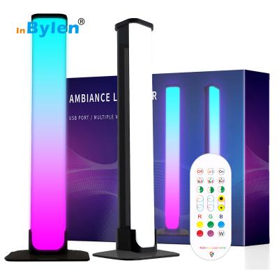 China 2022 New APP Control 24key Music Modern Atmosphere Rhythm 5V RGB Smart Gaming Table Lamp for sale