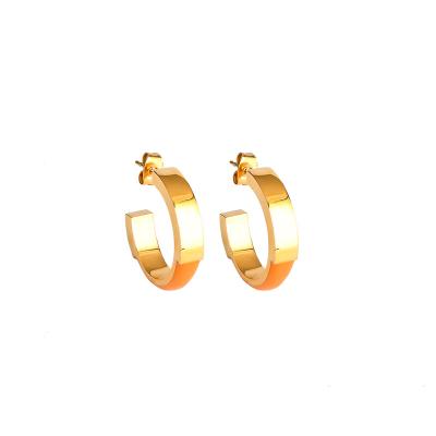 China FASHIONABLE Customized All Color Fashion Stainless Steel Jewelry High Quality Gold Plated Charm Earring Stud Earrings For Women Gift for sale