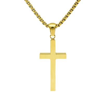 China New Vintage Design Gold Plated Jewelry Set Necklace Fashion Double Wear Cross Pendant Necklaces Jewelry for sale