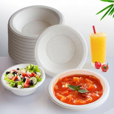 China Biodegradable Fast Food Bowl Takeout Salad Bowl Biodegradable Disposable Wedding Party Disposable Bowls for sale