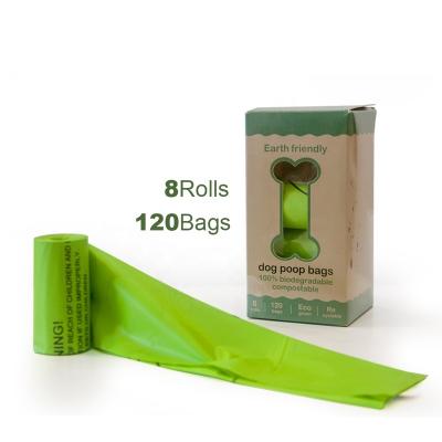 China Eco Sustainable High Quality Custom Made Doggie Doggie Compostable Biodegradable Puppy Poop Bags for sale