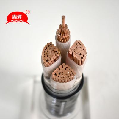 China Power Plant 0.6/1KV Low Voltage Copper Conductor ZR-YJV NH-YJV 4x16+1x10mm2 XLPE Cable Price for sale